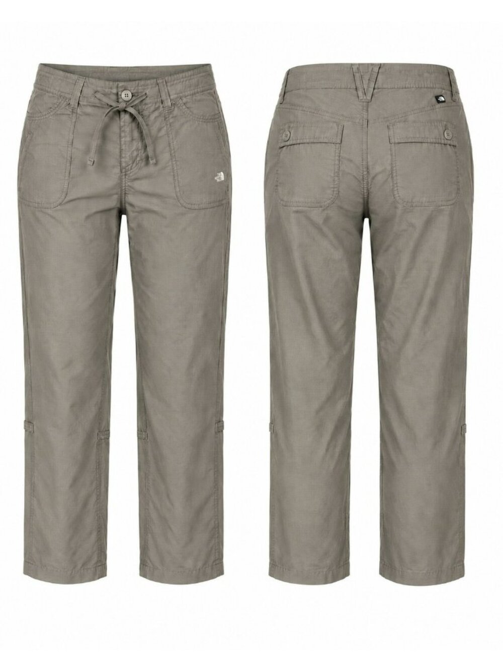 The North Face 100% Nylon Lightweight Hiking Pants Womens 12 Regular Tan